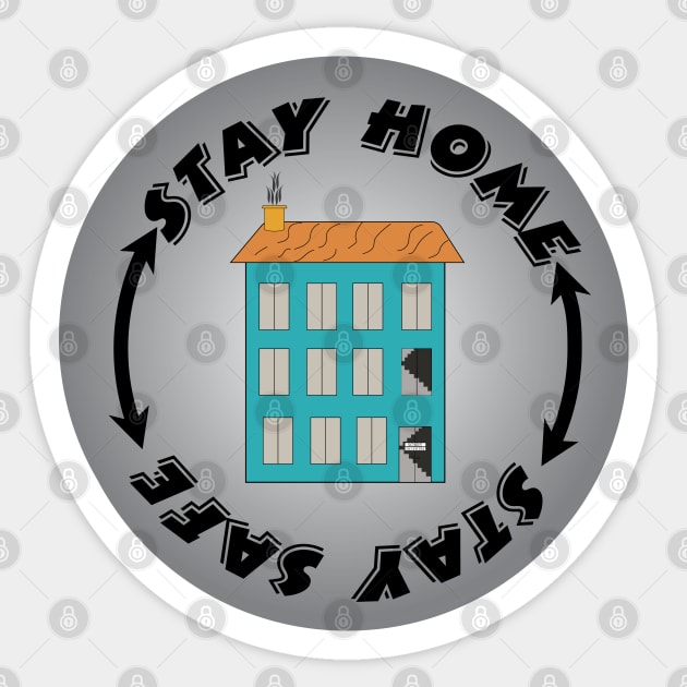 Stay Home Stay Safe Sticker by Deep075